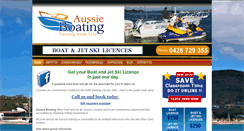 Desktop Screenshot of boatandjetski.com.au
